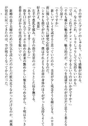 年上メイドの新婚日記