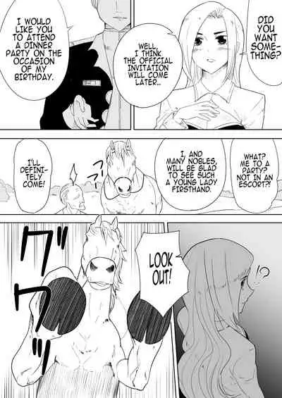 Aiba ni Hamerareta Onna Kishi / Female knight who fucked by her own steed