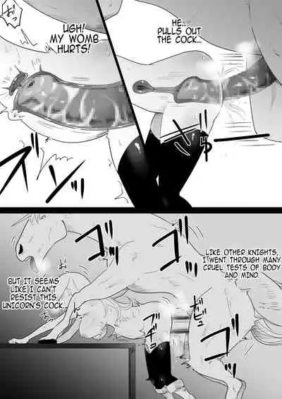 Aiba ni Hamerareta Onna Kishi / Female knight who fucked by her own steed