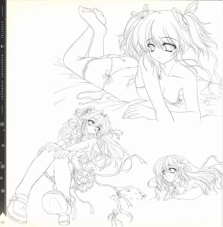 Mashiro-Iro Symphony illustration art book