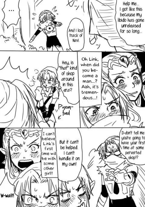 Link to Zelda ga Jun Ai Ecchi suru Manga