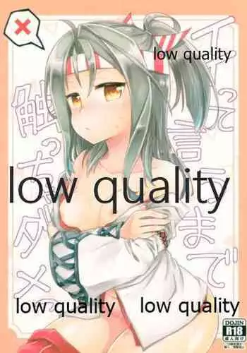 (C90) [Gorigorilland (Sasaki Sasasa)] Itteiu made Sawaccha Dame (Kantai Collection -KanColle-)