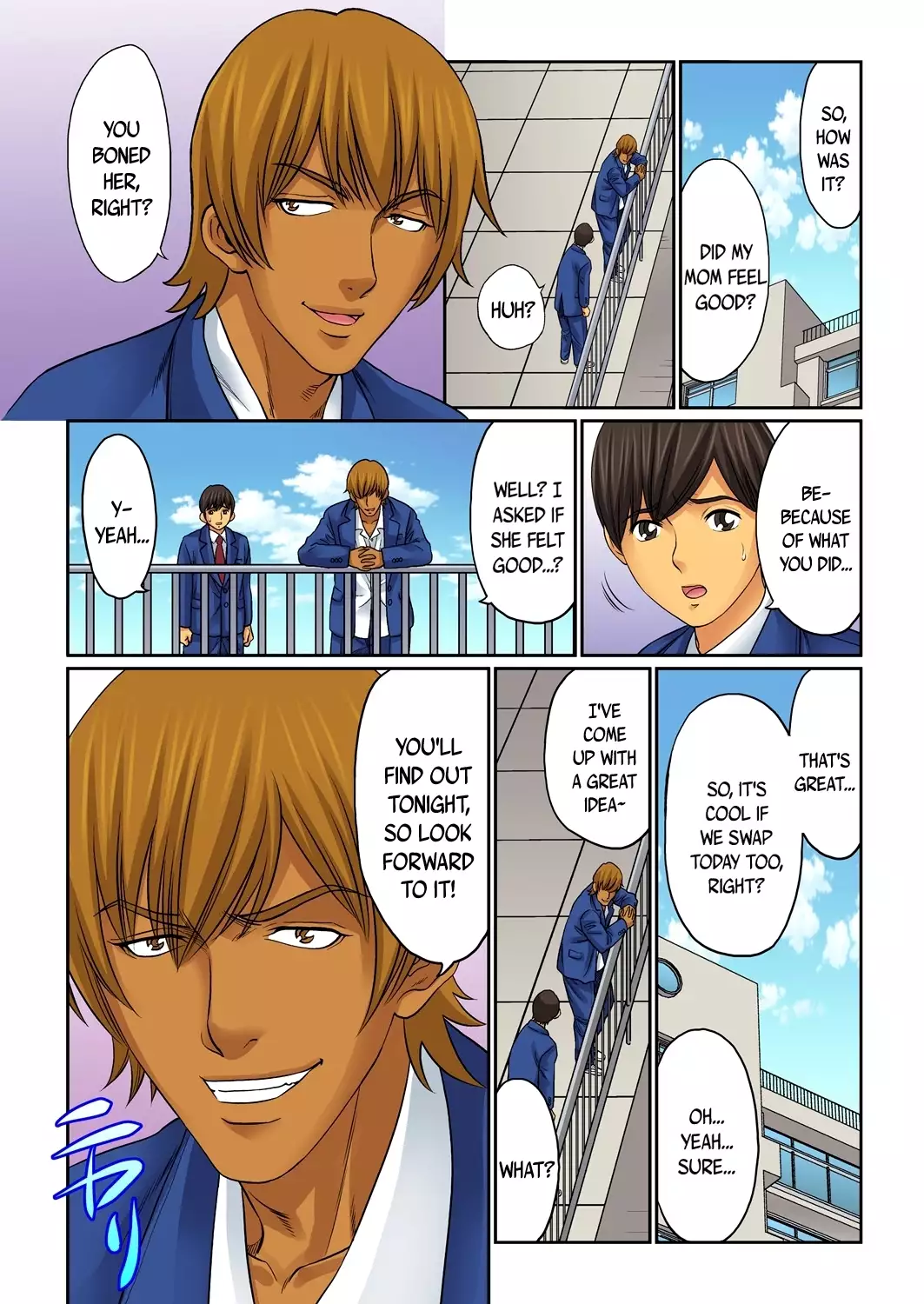 Hahaoya Swap - Omae no Kaa-chan Ore no Mono 1