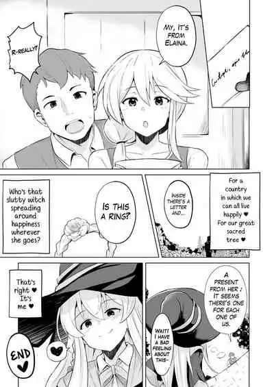 [aheazif (Sanatuki)] Joushiki Kaihen!! Yarimakuri! Ero Ikoku de Pakopako Sex Daisuki no Dosukebe Hentai Majo ni Natte shimatta no wa Daredeshou? Sou Watashi desu (Majo No Tabitabi) [English] [Kinsei Translations]