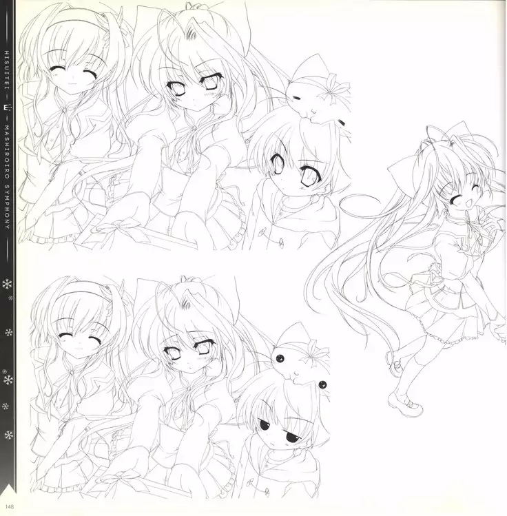 Mashiro-Iro Symphony illustration art book
