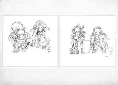 ALICESOFT ORION SCRIBBLES with CROQUIS ULTIMATE EDITION VOL.2 織音計画特別版 ラフ画集