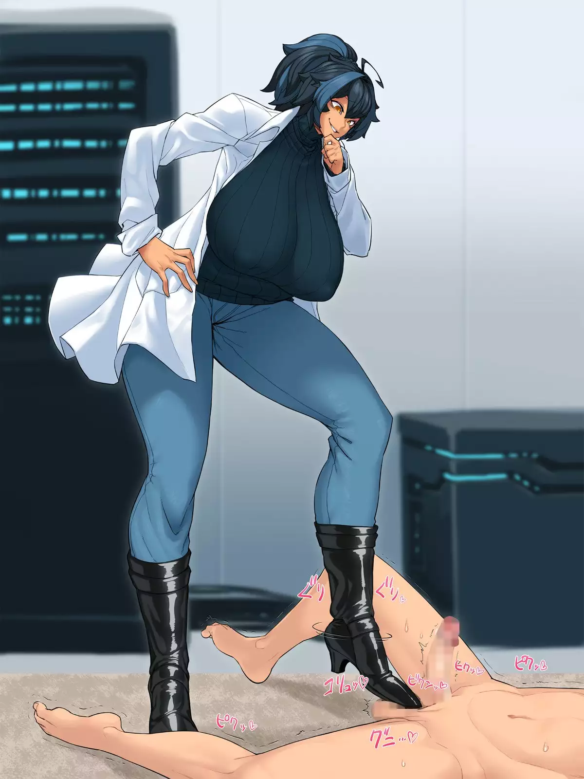 Monster Girl Breast Preference ~Robot Girl and MechMaster's Milking Experiment~