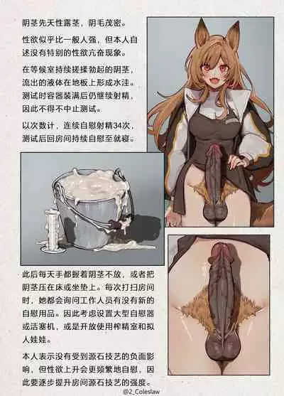 Futanarika Oyobi Seiyoku Zoukyou Arts Keika Kansatsu Kiroku Jutsushihen | 扶她化及性欲增强源石技艺观察记录 术士篇