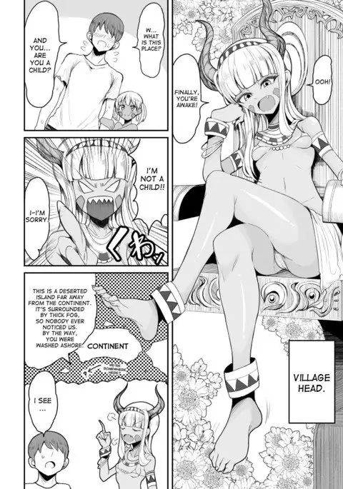 Nagaretsuita no wa Kasshoku Loli shika Inai Mujintou deshita