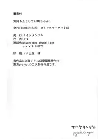 (C87) [Psychetangle (Keta)] Kimochi Yoku shite Orin-chan! (Touhou Project) [English]